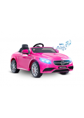 Elektrické autíčkoToyz Mercedes-Benz S63 AMG - multi-media panel - pink